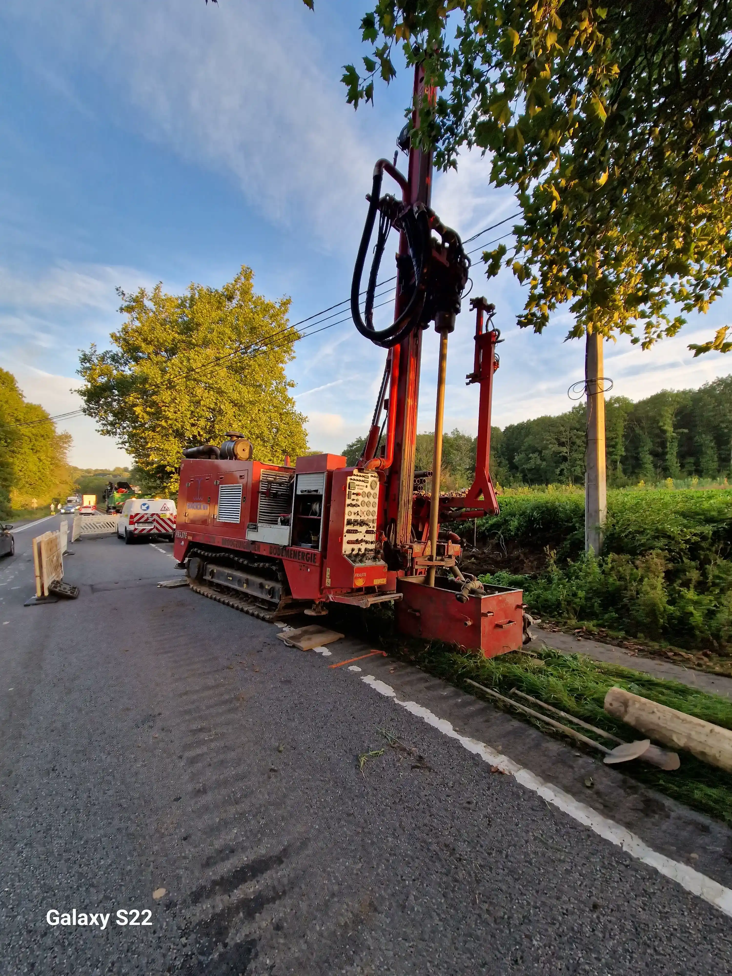 Boren voor verticaal anodebed